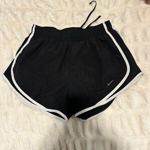 Nike Black and White Athletic Shorts